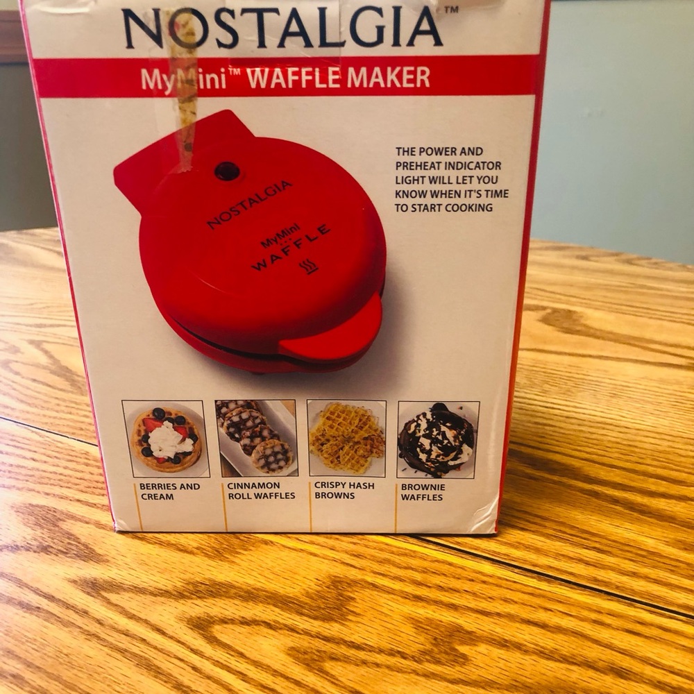 Nostalgic New Mini Waffle Maker